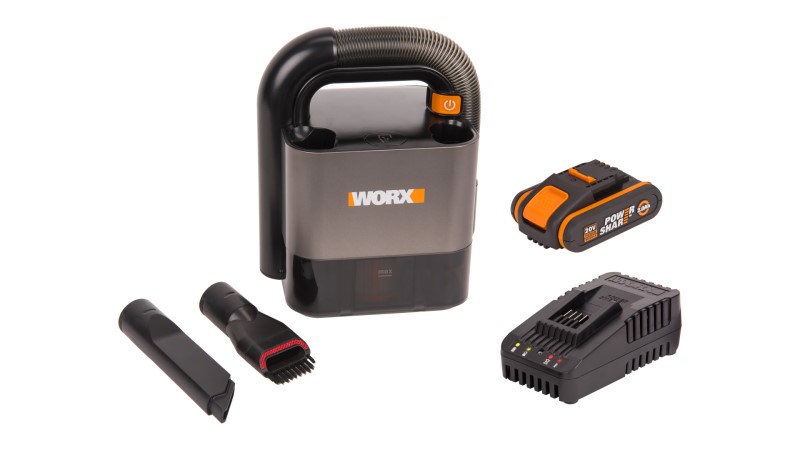  Аккумуляторный пылесос WORX WX030.1 20В, 2Ач х1, ЗУ, коробка (0)