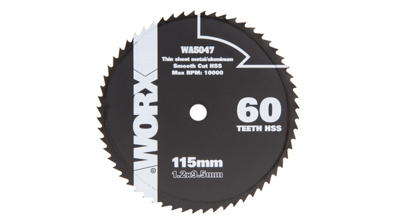  Пильный диск по металлу WORX 60T HSS 115х1,2х9,5 мм (0)