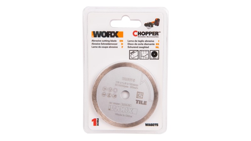 Алмазный пильный диск WORX 76х1,6х10 мм (0)